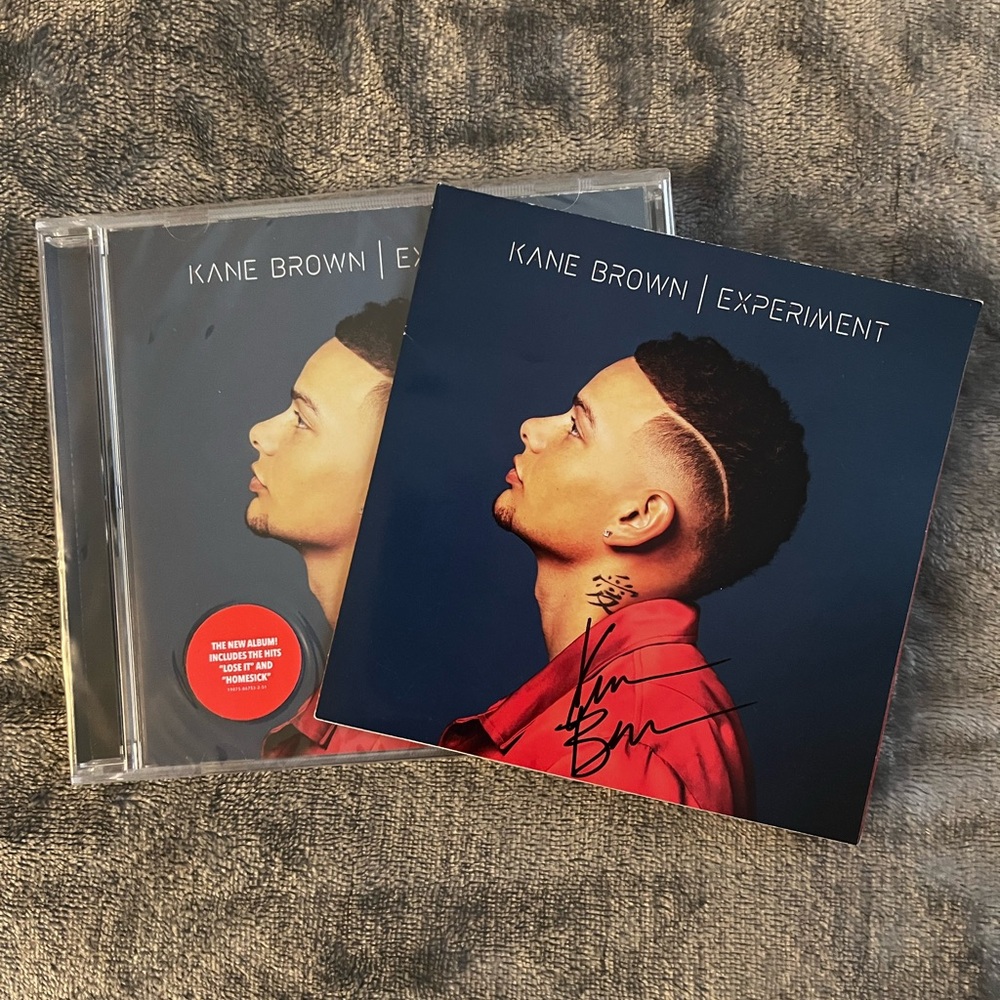 Kane Brown Experiment Autographed CD